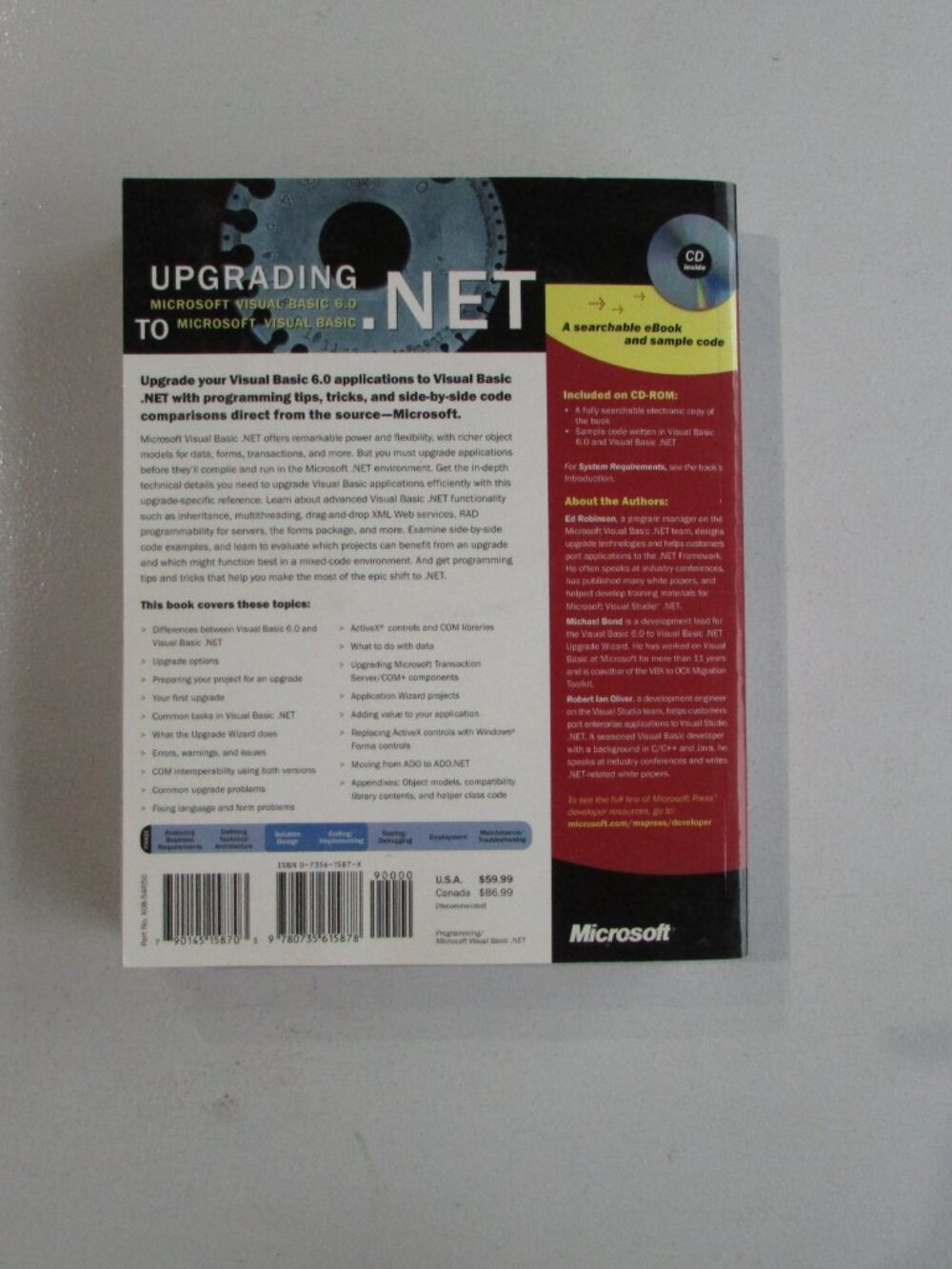 Microsoft Upgrading to .NET Educational Book - Picture 2 of 6
